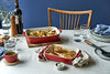 STAUB Ceramics Rectangular Baking Dish Set, 2 pc, Cherry