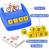 HahaGift Educational Toys for 3-5 Year Old Boy Girl Gifts, Matching Letter Learning Games Activities, Ideal Christmas Birthday Gift for Toddler Kids Age 3 4 5 6 7 Year Olds Boys Girls