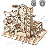 ROKR 3D Wooden Puzzle-Mechanical Model-Wooden Craft Kit-DIY Assembly Toy-Mechanical Gears Set-Brain Teaser Games-Best Gifts for Adults & Teens Age 14+(LG504-Fortress)