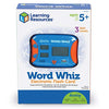 Learning Resources Word Whiz Electronic Flash Card, Handheld Word Games, Word Building Game for Kids, Electronic Learning Games, Ages 5+