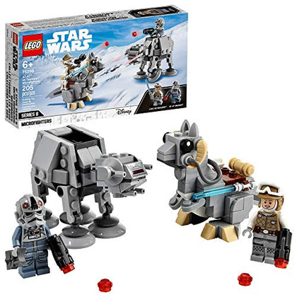 LEGO Star Wars at-at vs. Tauntaun Microfighters 75298 Building Kit; Awesome Buildable Toy Playset for Kids Featuring Luke Skywalker and at-at Driver Minifigures, New 2021 (205 Pieces), Multicolor