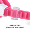 Speedo Unisex-Child Swim Goggles Skoogle Ages 3 - 8, UV Protection|Anti Fog, Bright Pink
