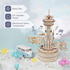 Rowood 3D Wooden Puzzles for Adults, Toy Airplane Activities for Kids, Music Boxes for Girls, Gift for Family on Father's Day/Birthday/Christmas - Airplane-Control Tower