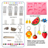Polymer Clay, Shuttle Art 57 Colors Oven Bake Modeling Clay, Creative Clay Kit with 19 Clay Tools and 10 Kinds of Accessories, Non-Toxic, Non-Sticky, Ideal DIY Art Craft Clay Gift for Kids Adults