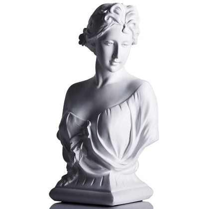 XMGZQ 12 Inch Young Venus Bust Greek Goddess Statue,Large Classic Roman Bust Greek Mythology Decor Gifts,Greek Bust Sculpture for Home Decor,Used for Sketch Practice Aesthetics Statues and Sculptures