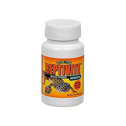Zoo Med Reptivite, without Vitamin D3, 2-Ounce,Black