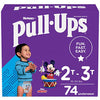 Pull-Ups Boys' Potty Training Pants Training Underwear Size 4, 2T-3T, 74 Ct