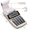 Victor 1205-4 12 Digit Portable Palm/Desktop Commercial Printing Calculator, 1.8