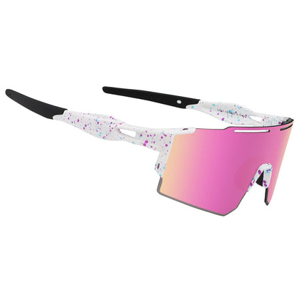 OULAIQI Cycling Sunglasses for Cycling Men Women Baseball Glasses 1 Lens