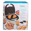 Empanada and Churro Maker Machine - Cooker w 4 Removable Plates - Easier than a Press - Includes Dough Cutting Circle for Easy Dough Measurement, Special Treat for Mexican Dinner Night, Holiday Party