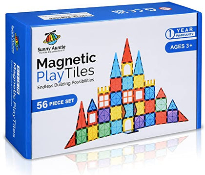 Magnetic Tiles, Toy for 3 4 5 6 Year Old Boys Girls Kids & Toddlers, Magnetic Blocks Building Set, Magnetic Tiles for Kids, STEM Educational Building Toy, Magnet Tiles Toy, Best Gift for 3-8 Year Olds