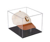 Clear Acrylic Hat Display Case Baseball Football Cap Display Stand Holder Box Square UV Protection Cabinet Protection Storage Cover