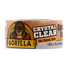 Gorilla Crystal Clear Repair Duct Tape, 1.88 x 18 yd, Clear, (Pack of 1)