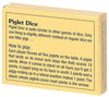 Chess and games shop Muba Piglet dice - Roll Your Pigs - Throw The Pigs - Simple Funny Mini Game - Family, Party Board Game