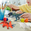 SpringFlower Dinosaur Toys for 3 Years Old & Up - Dinosaur Arts and Crafts Painting kit including12 Realistic Looking Dinosaurs Figures, DIY Creative Toy Gift for Kids, Boys, and Girls
