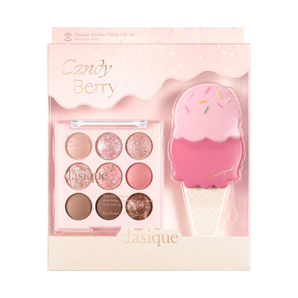 dasique Shadow Palette Gift Set #19 Candy Berry l Vegan, Cruelty-Free l 9 Blendable Shades in Smooth Matte and Shimmer Finishes with Gorgeous Pearls