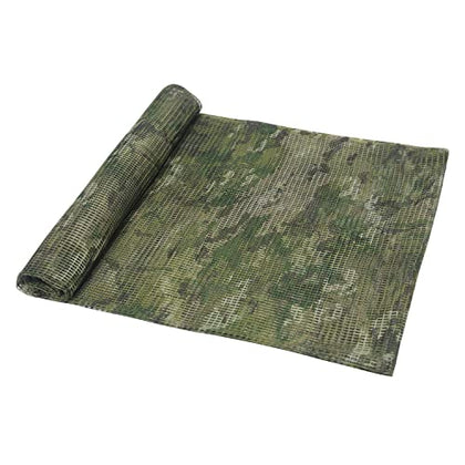 GRVCN Sniper Veil Tactical Scarf Military Body Camo Mesh Net, Double-Sided Camouflage Pattern Scarf For Hunting Wargame Shooting