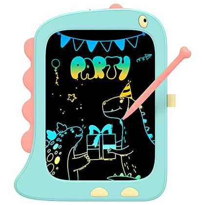 TEKFUN Kids Toys LCD Writing Tablet - 8.5inch Drawing Board, Dinosaur Toys for Kids 3 5 7 2 4 Year Old Boys Girls, for Kids Toddler Toys, Dinosaur Games Boy Girl Birthday Gifts (Blue)