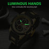 AIMES Mens Watches Chronograph Casual Leather Watch Analog Quartz Movement Stylish Sports Designer Wrist Watch 30M Waterproof Elegant Gift Watch for Men