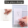 20 Pcs Clear Outlet Covers, Power Gear Outlet Covers Baby Safety Child Proof Plug Covers for Electrical Outlets
