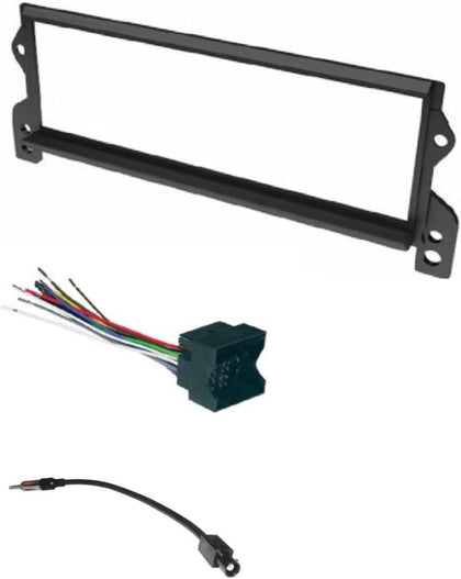 ASC Car Stereo Install Dash Kit, Wire Harness, and Antenna Adapter for Installing a Single Din Radio for Select Mini Cooper - Compatible Vehicles Listed Below