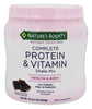 Complete Protein & Vitamin Shake Mix by Nature's Bounty Optimal Solutions, Contains Vitamin C for Immune Health, Decadent Chocolate Flavor, 1 lb