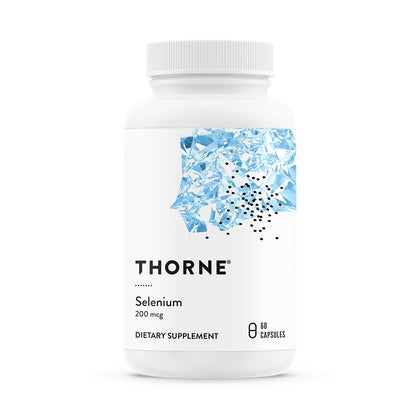 Thorne Selenium - 200 mcg Selenium Supplement for Antioxidant Support - 60 Capsules