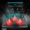 Havit HV-F2056 15.6-17 Inch Laptop Cooler Cooling Pad - Slim Portable USB Powered (3 Fans) (Black+Red)