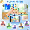 Kids Camera- 40MP Camera for Kids with 2.4 inch Large Screen, 1080P HD Digital Video Cameras for Toddler Children's Birthday with 32GB SD Card, SD Card Reader Blue