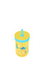 Contigo Leighton Kids Plastic Water Bottle, 14oz Spill-Proof Tumbler with Straw for Kids, Dishwasher Safe, Pineapple/Dinos