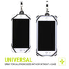 Gear Beast Universal Cell Phone Lanyard - Silicone Cell Phone Holder for Walking w/Neck Strap, Clear