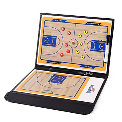 Basketball Coaching Board Coaches Clipboard Tactical Magnetic Board Kit with Dry Erase, Marker Pen and Zipper Bag (Basketball Board) (Basketball Coaching Board) (Basketball Coaching Board)