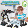 HISTOYE 51-in-1 Robot Building Kit for Kids STEM Building Toys Erector Set for Boys 8-12 Engineering STEM Projects Construction Building Blocks Toys Gifts for Boys Kids Age 6 7 8 9 10 11 12 Year Old