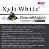 NOW Solutions, Xyliwhite Toothpaste Gel, Charcoal Refresh With Activated Charcoal, Cleanses and Whitens, Fresh Taste, 6.4-Ounce