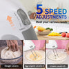 Electric Hand Mixer - Electric Baking Tools Includes 4 Attachments, 1 Egg White Separator - Chillcook Baking Mixer for Bread, Cake, Meringue - 300W Copper Motor 5-Speed Control
