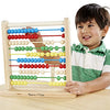 Melissa & Doug Abacus - Classic Wooden Educational Counting Toy With 100 Beads