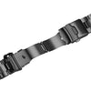 SINAIKE 20mm 22mm Premium Stainless Steel Watch Band Curved Ends Tapered Metal Strap Replacement Bracelet with Deployment Double Flip Lock Buckle (20mm, Black?Brushed?)