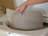 Deluxe Bathtub Mat Non Slip, Soft Foam Bath Mats for Bathroom Tub, Bathtub Mat with Drain Holes, Suction Cups- 36 X 17 - White