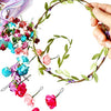 Hapinest Make Your Own Flower Crowns and Bracelets Craft Kit for Girls Gifts Ages 6 7 8 9 10 Years Old and Up