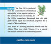 Earth's Care Tea Tree Oil Balm - Tea Tree Moisturizer for Problem Skin - Repair Cream with Shea Butter and Vitamin E 2.5 oz. (71 g)