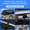 TUKUOS 20 Cubic Feet Family Car Roof Bag Cargo Carrier, 2023 Heavy Duty Large Waterproof Rooftop Cargo Carrier for All Vehicle with/Without Rack,Family Size