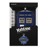 YAHTZEE: Doctor Who TARDIS 60th Anniversary | Collectible TARDIS Dice Cup | Dice Game Based on The Popular Science Fiction Television Show Doctor Who | Officially Licensed Doctor Who Merchandise