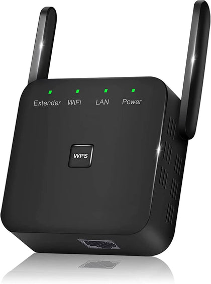 2023 Newest WiFi Extender/Repeater?Covers Up to 9860 Sq.ft and 60 Devices, Internet Booster - with Ethernet Port, Quick Setup, Home Wireless Signal Booster