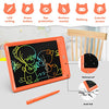 Bravokids Toys for 3-6 Years Old Girls Boys, LCD Writing Tablet 10 Inch Doodle Board, Electronic Drawing Tablet/Pads, Educational Birthday Gift for 3 4 5 6 7 8 Years Old Kids Toddler (Orange)