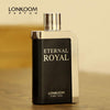 Lonkoom Eternal Royal - Fragrance for Men - Amber and Woody Scent - Perfume Notes of Litchi, Bergamot, Raspberry, Cardamom, Musk, Sandalwood - Long Wearing Aromatic Projection - 3.4 oz EDT Spray