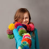 Pom pom Maker, 4 Sizes Pom-pom Maker Fluff Ball Weaver Needle Craft DIY Wool Knitting Craft Tool Set for Kids and Adult (4)