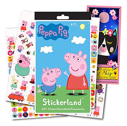 Stickerland Peppa Pig Stickers - 295 Stickers Bundle Door Hanger