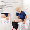 Toilet Seat Cover Disposable XL, 30 Pack Extra Large Full Cover Individually Wrapped Portable for Travel Perfect for Toddlers Potty Training Ideal for Adults and Kids