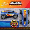 Original Stomp Racers by Stomp Rocket - Dueling Car Launcher for Kids - 2 Race Cars, 2 Launch Pads - Perfect Toy and Gift for Boys or Girls Age 5+ Years Old - Indoor and Outdoor Fun, Active Play