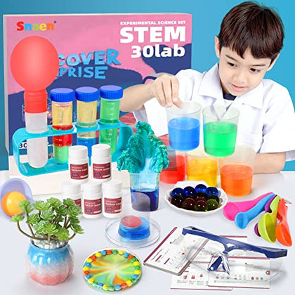 SNAEN Science Kit with 150+ Science Lab Experiments,DIY STEM Educational Learning Scientific Tools for 3 4 5 6 7 8 9 10 11 Years Old Kids Boys Toys Gift